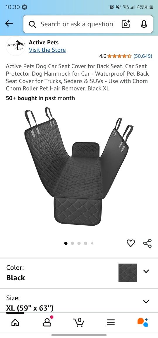 Car Pet Seat Cover