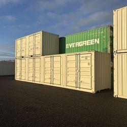 40 FOOT NEW 1-TRIP HC MULTI DOOR CONTAINER STD SHED,STORAGE,SHIPPING,CONEX,PORTABLE STORAGE 