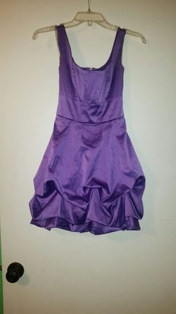 Cute purple "pillow bottom" dress!