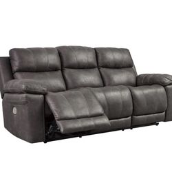 Erlangen Midnight Power Reclining Sofa

