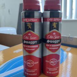 Old Spice Dry Spray, Men's Antiperspirant Deodorant Spray 4.3oz (2pk)