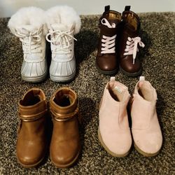 Size 8 Toddler Boots LOT