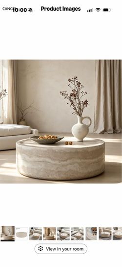 Round coffee table