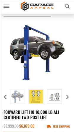 Forward Manufacturing 9,000lb Hydrolic Lifts