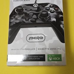 Pdp Xbox One & Windows Wired Controller Phantom Black Black