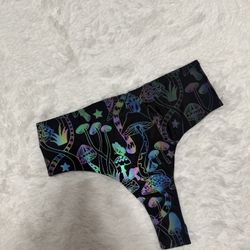 New M black light reflective mushroom bottom shorts rave festival high waist   Bundle deals available, feel free to message me with offers or question
