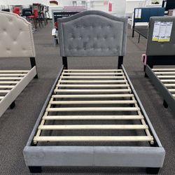 Twin Size Bed Frame With Mattress 
