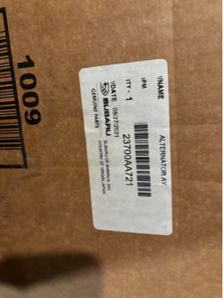 Alternator Subaru 2012-2014