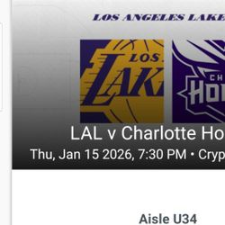 Lakers Vs Charlotte  Hornets 