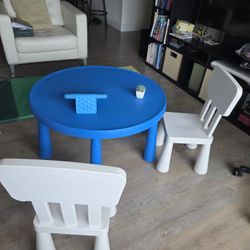 Kids Table And 2 Chairs