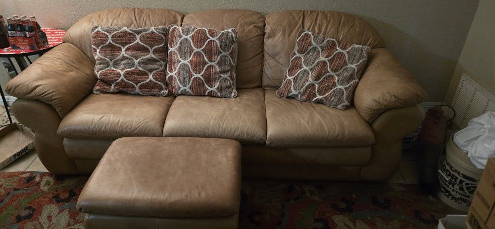 Leather Couch