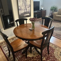 Wood 4 Seat Kitchen Table