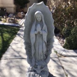 New Virgin Of Guadalupe Made Out Of Cement Perfect Gift 