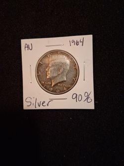 1964 Silver Kennedy Half Dollar AU
