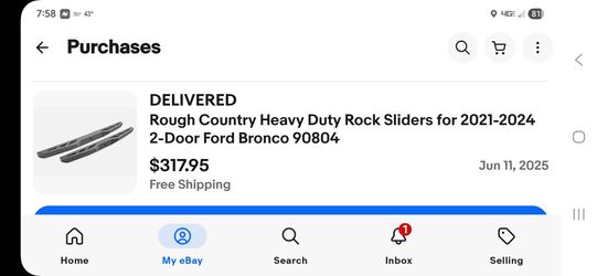 2 Door Bronco Running Boards