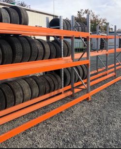 Pallet racks and shelves
