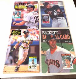 Beckett baseball magazine vintage (issued:1989-90-91)