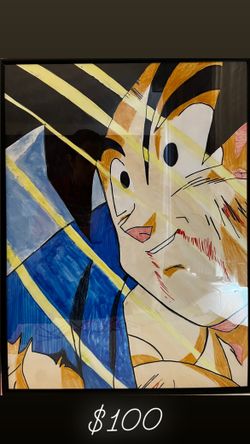 Goku Peaceful Art Poster 