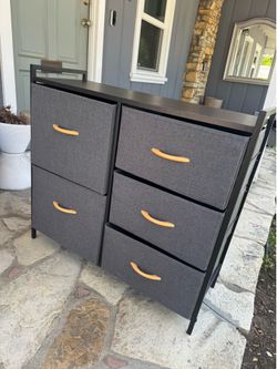 ROMOON Dresser for Bedroom, Storage and Organizers for Closet with 5 Drawers