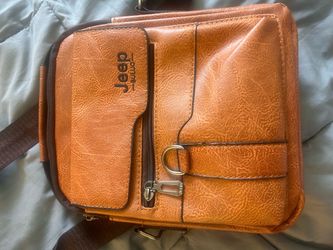 Jeep leather cross bag