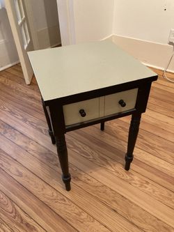 lane two-tone nightstand