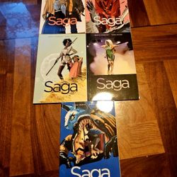 SAGA Graphic Novels Volumes 1-5