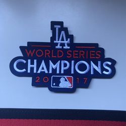 LA Dodgers 2017 World Series Champs Patch Rare