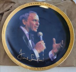 Frank Sinatra Collector Plate - Limited Edition, Gold Plated, with Music!!!