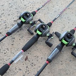 Baitcaster Fishing Combo..50.00 Each