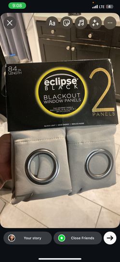 Black Out Curtains 84inch