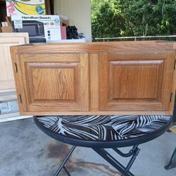 Oak cabinet
