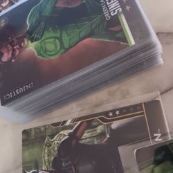 INJUSTICE TRADING CARDS,  55 TOTAL. ASKING $20 OR TRADE. PLEASE CHECK OUT ALL MY STUFF 😁