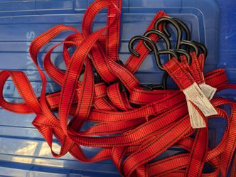 Husky Set of 4 6ft x 1in strap tie down