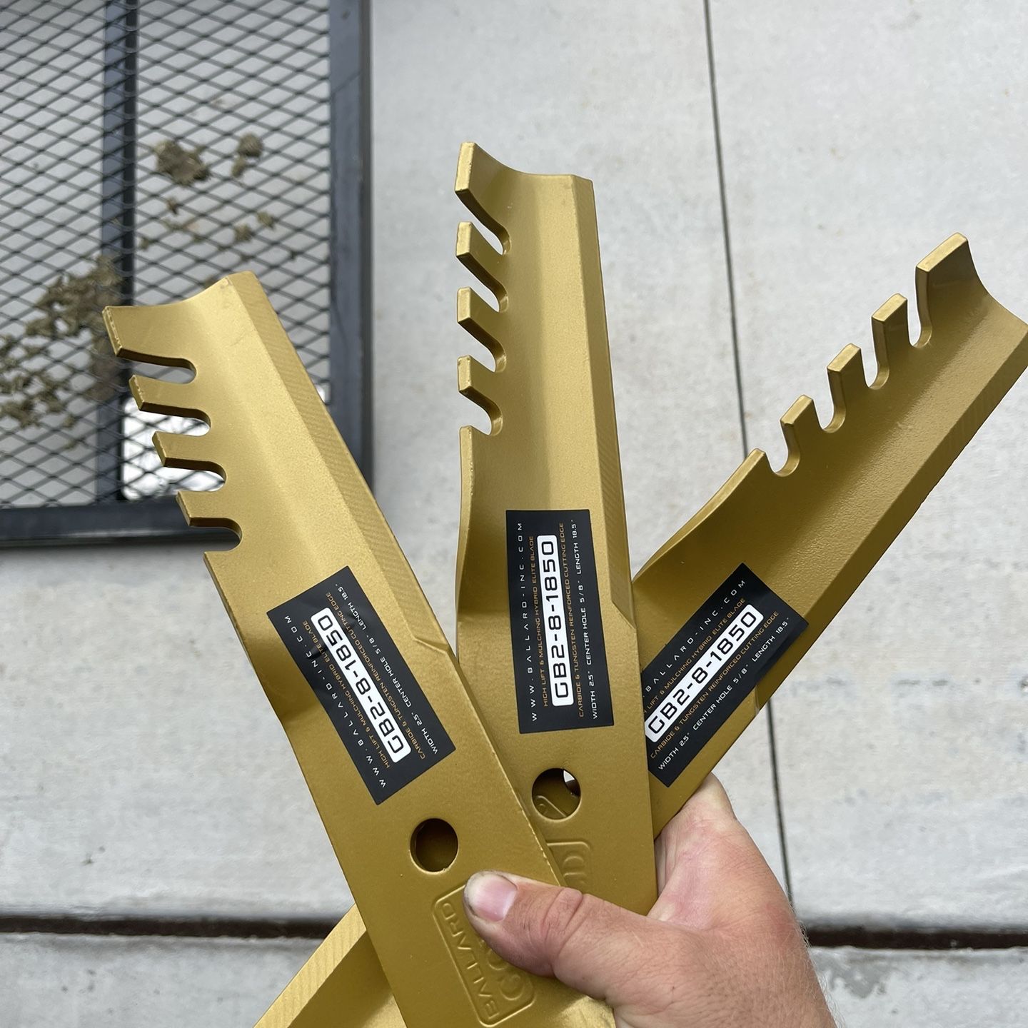 Ballard mower blades new arrivals