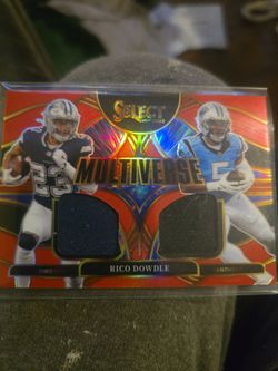 25 Panini Select Ricco Dowdle Multi Verse Dual Patch