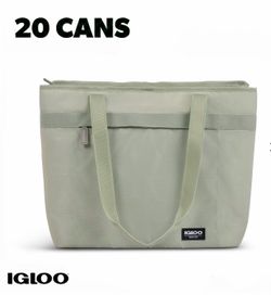 Igloo 20 Can Capacity Dual Compartment Soft Sided Tote Cooler