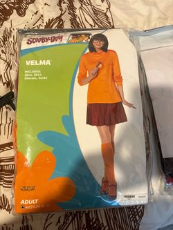 Scooby-Doo Velma Halloween Costume Adult Medium