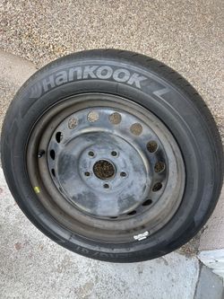 Single Honda Civic Steel Wheel 16” ( One 1 Wheel Only  )( Solamente Un 1 Rin ) 