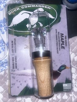 Duck Commander Pro Series Maple Mallard Hen Duck Call – Double Reed, Easy to Blow, Made in USA