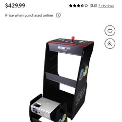 Arcade1Up Projector-Cade, Pac-Man Arcade Game System