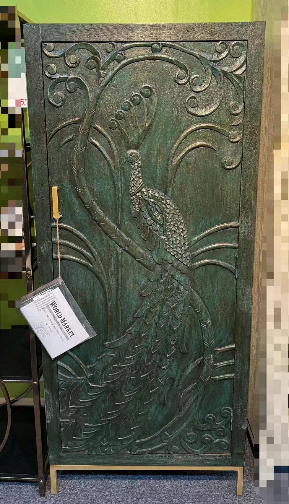 Solid wood cabinet,$350