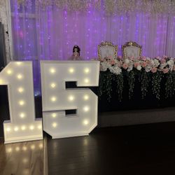 Wood Marquee Letters 