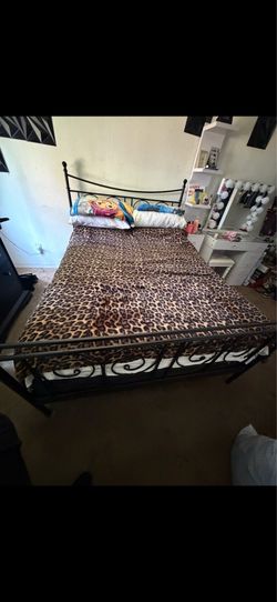Frame  queen bed only