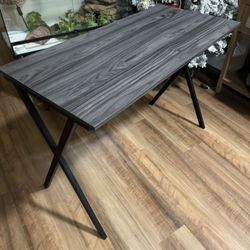 Gray Folding Office Desk