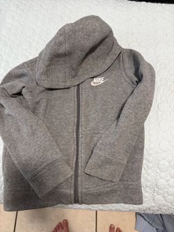 Nike Full-Zip Gray Hoodie