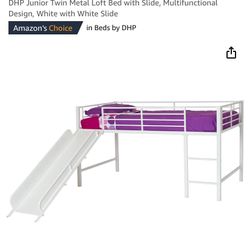 Metal Slide Twin Bed Frame. 
