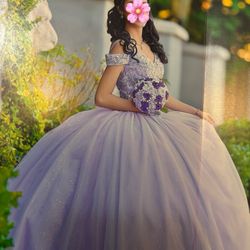 Vestido De Quinceñera Lila