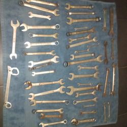 Assortment Of Vintage Wrenches 