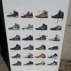 Nike Air Jordan 1 High Collection Poster | La Sneakerie