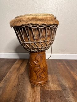 Traditional West African djembe drum
